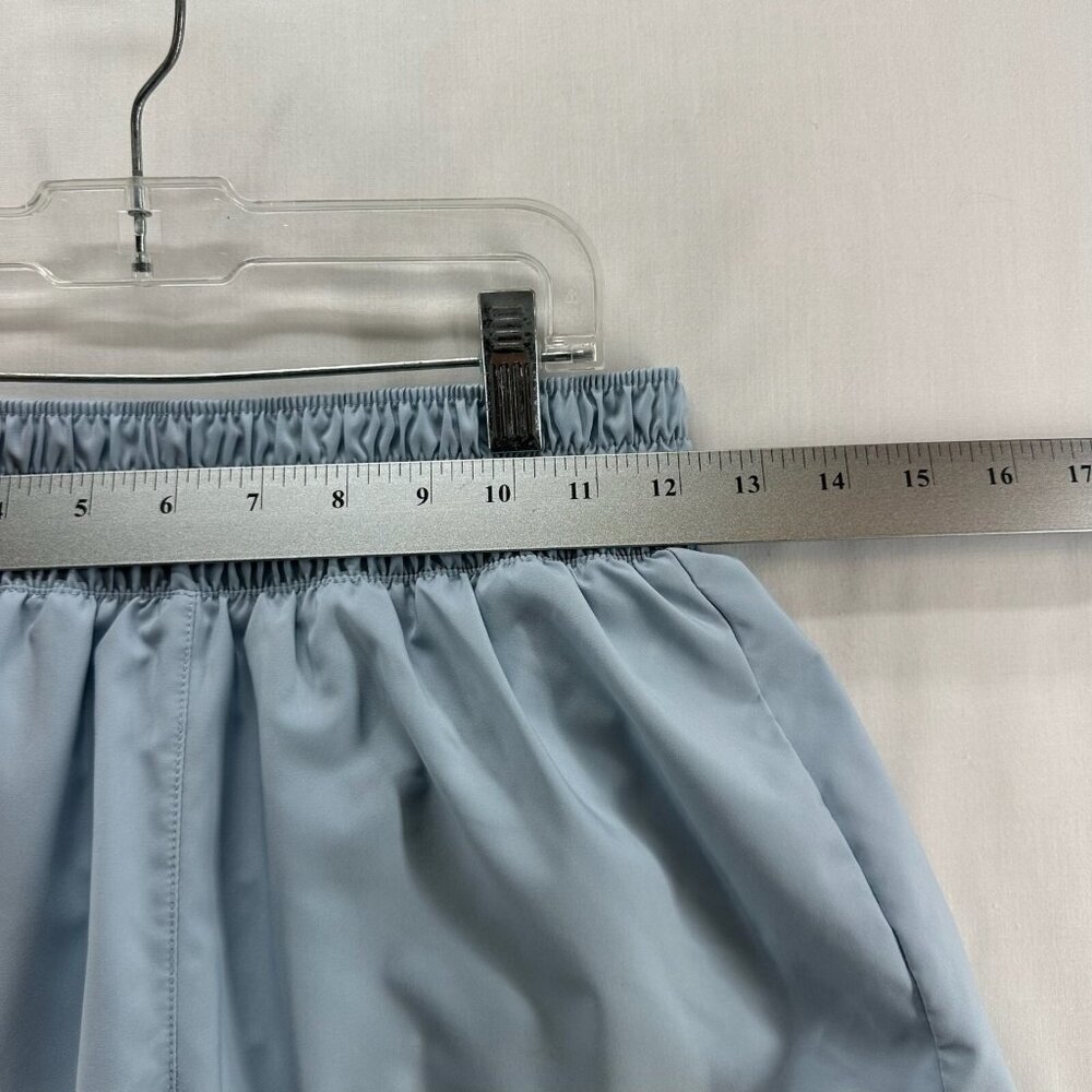 Nike Dri-Fit One Athletic Short Women XS Mid Rise Brief Lined Elastic Waist Blue - Picture 9 of 12